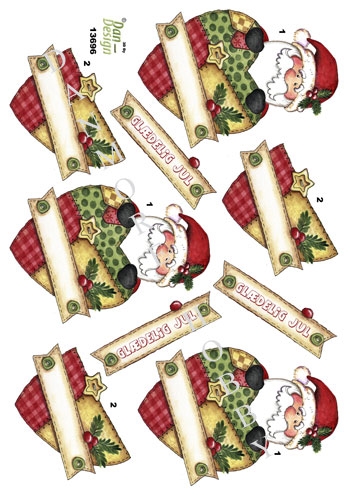  3D Julemand i hjerte